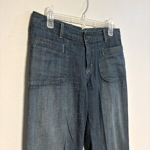 Eddie Bauer Wide Legged Jeans with Front Pockets
